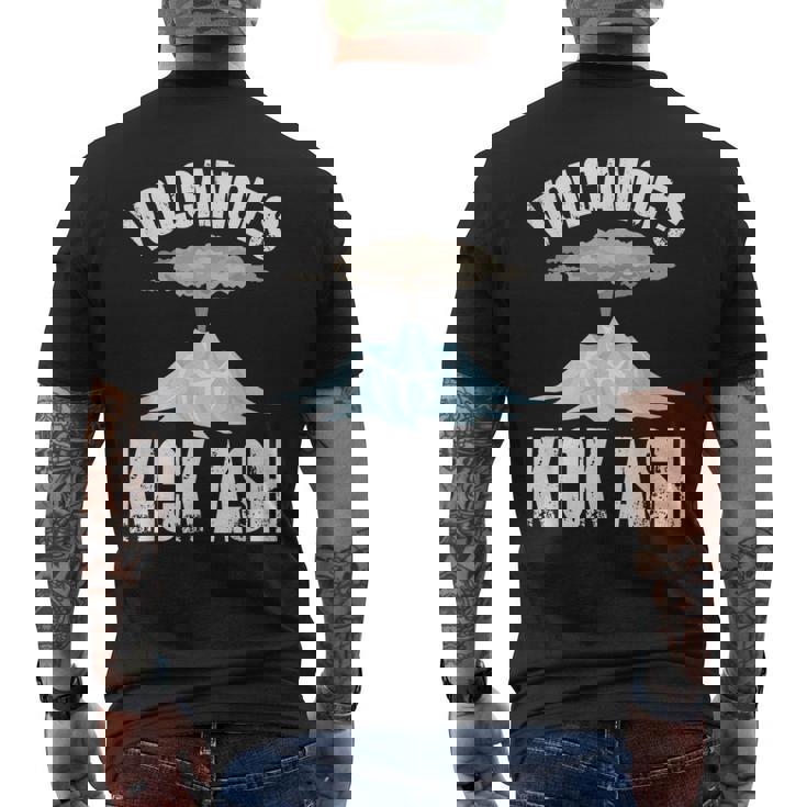 Coololcano メンズ レディース キッズ 火山灰 火山愛好家 メンズTシャツ バックプリント