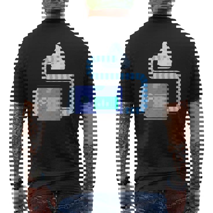 Cpap Life 面白い睡眠時無呼吸 メンズTシャツ バックプリント