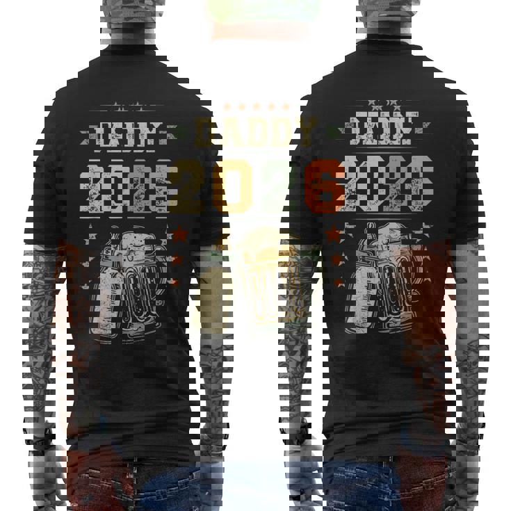 Daddy 2026 Prima Festa Del Papà Nuovo Papà Giovane T-shirt da uomo con stampa posteriore