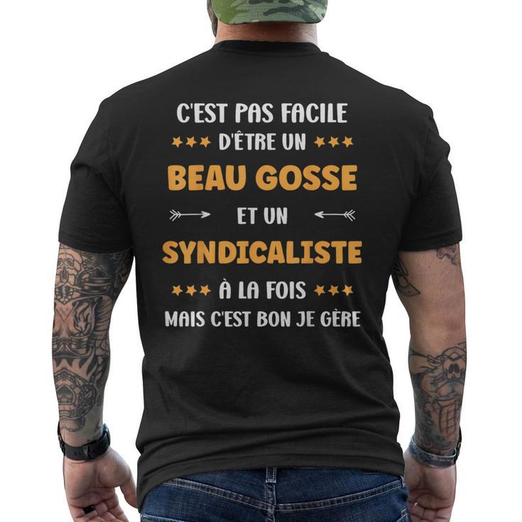 Départuperyndicaliste Beau Gosse Humouryndicaliste T-shirt imprimé au dos