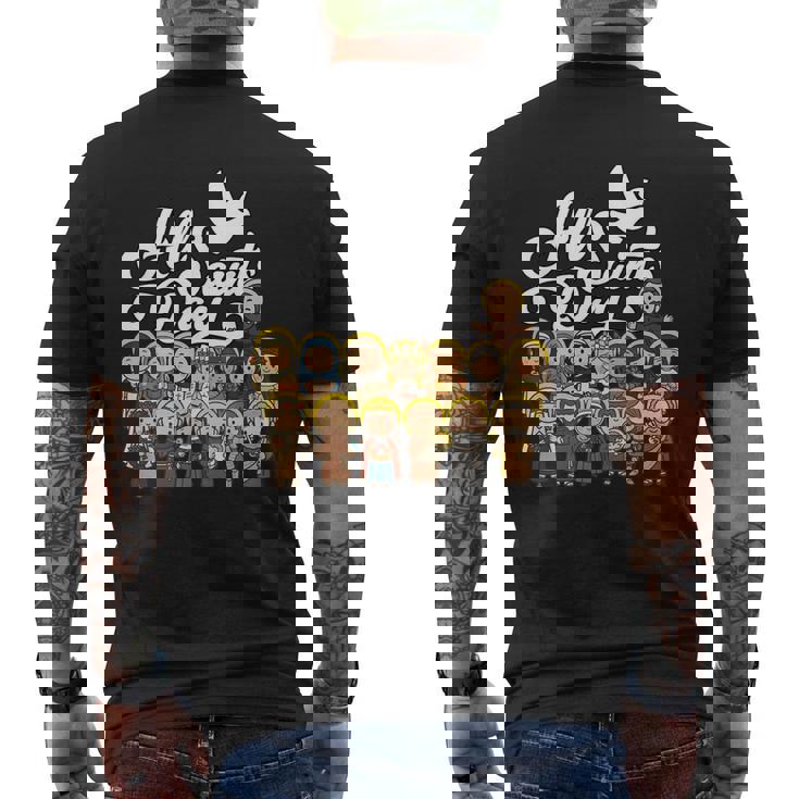 Día De Todos Losantos Católicoan Francisco Antonio Juana Camiseta Hombre Estampado Espalda