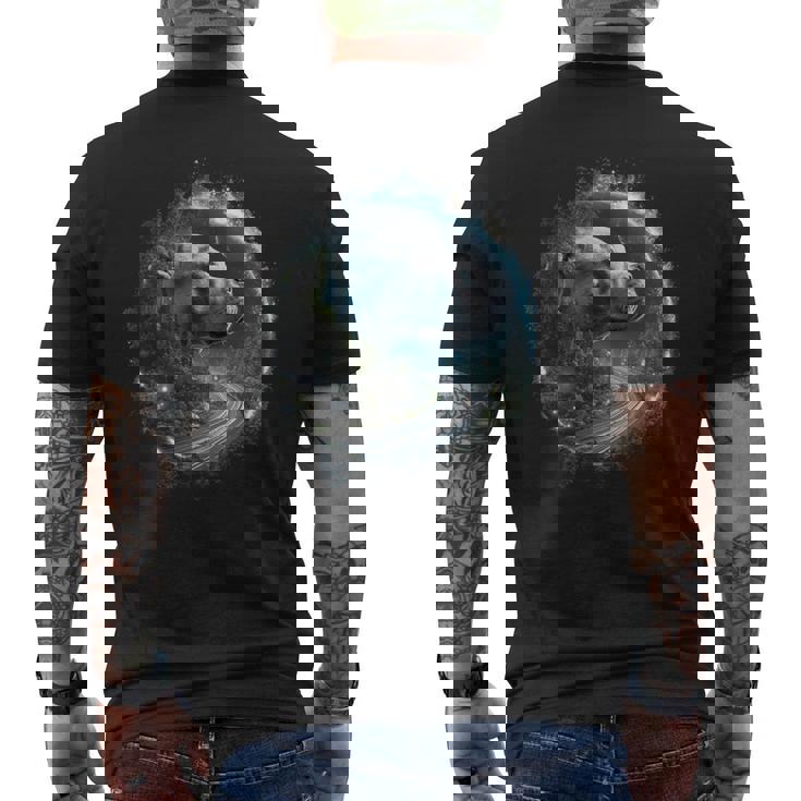 Diseño Artístico Retro De Pitbull Dog Al Atardecer Camiseta Hombre Estampado Espalda