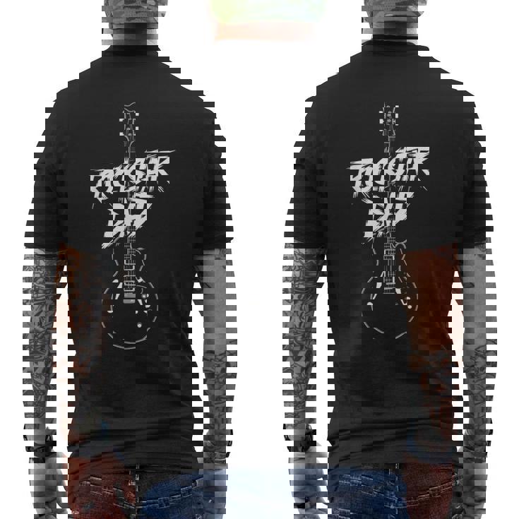 Diseño De Guitarra Rockstar Dad Camiseta Hombre Estampado Espalda