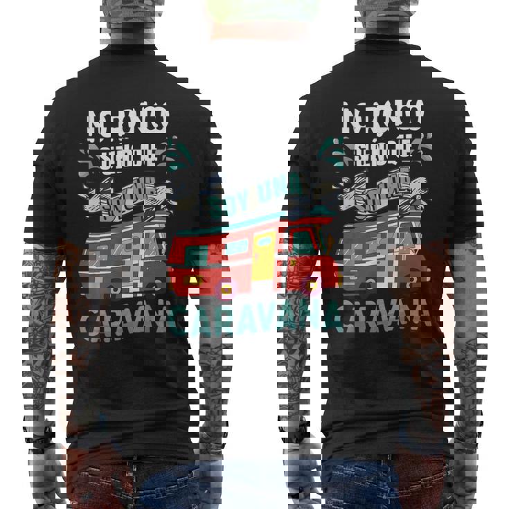 Divertido Campista Camiseta Hombre Estampado Espalda