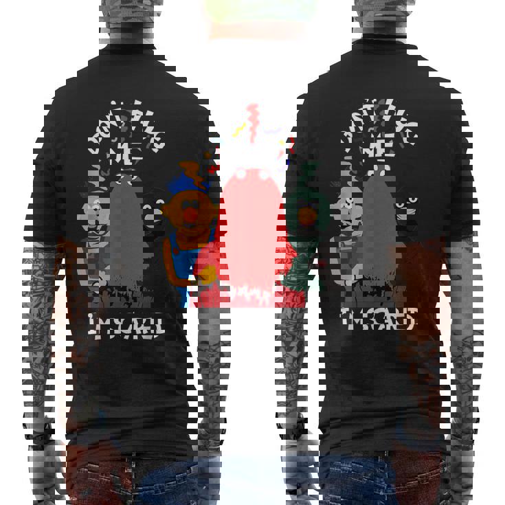 Don't Hug Me I'mcareds 面白い言葉 皮肉 メンズTシャツ バックプリント