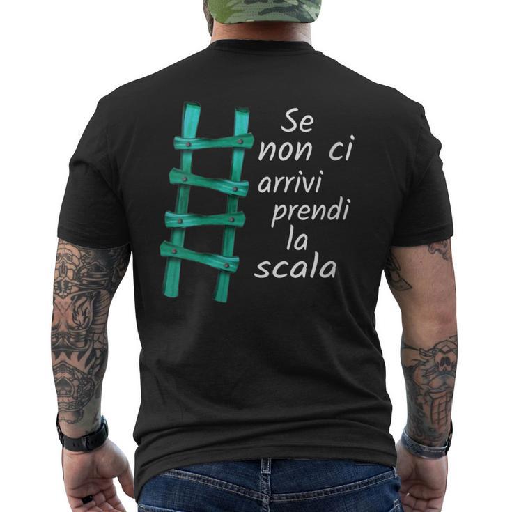 Donnae Non Ci Arrivi Prendi Lacala Con Collo A T-shirt da uomo con stampa posteriore
