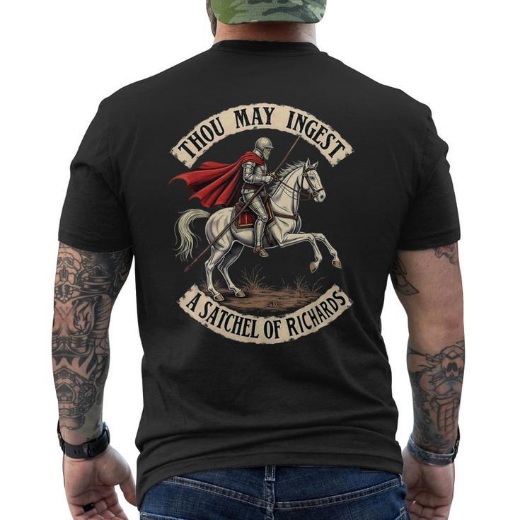 T-shirt Unisex 100% Coton – Tu Peux Ingérer Un Sacoche De Richards – Noir