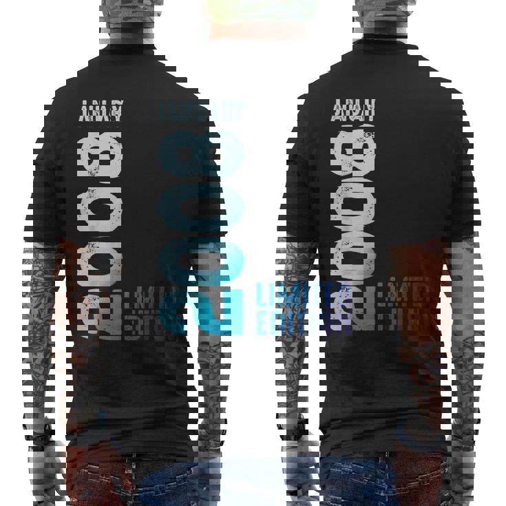 Edición Limitada 2008 Enero 2008 Camiseta Hombre Estampado Espalda