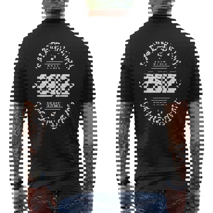 Edición Limitada 2012 Cumpleaños 2012 Nacido En 2012 Camiseta Hombre Estampado Espalda