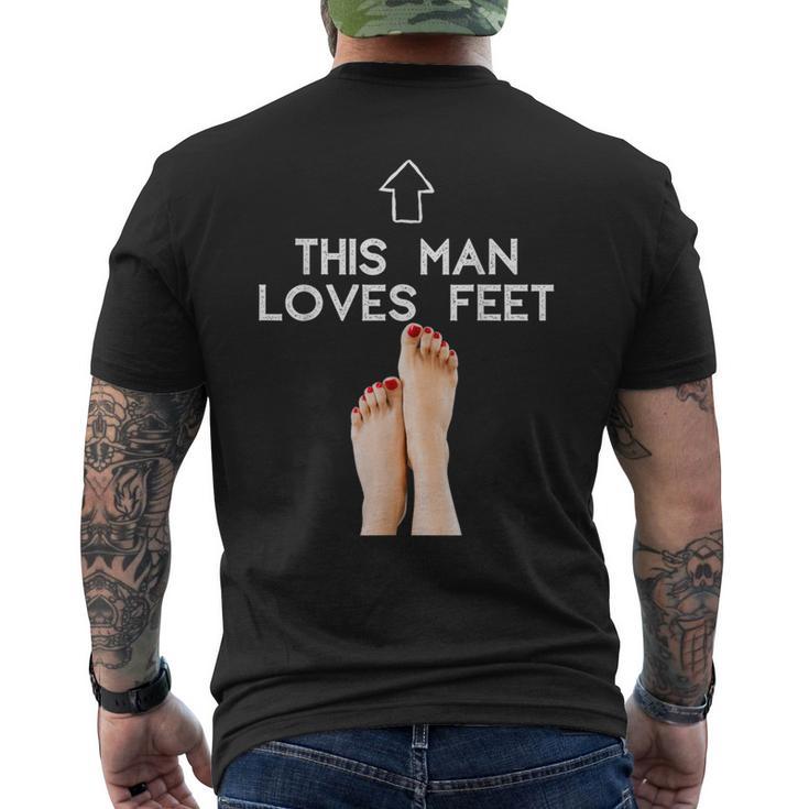 Este Hombre Ama Pies Pies Fetiche Diseño Para Hombre Camiseta Hombre Estampado Espalda