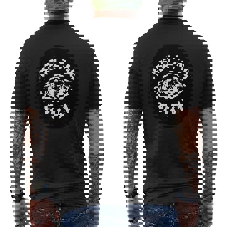 Feel Too Much Empath Cry 感情的共感 メンズTシャツ バックプリント