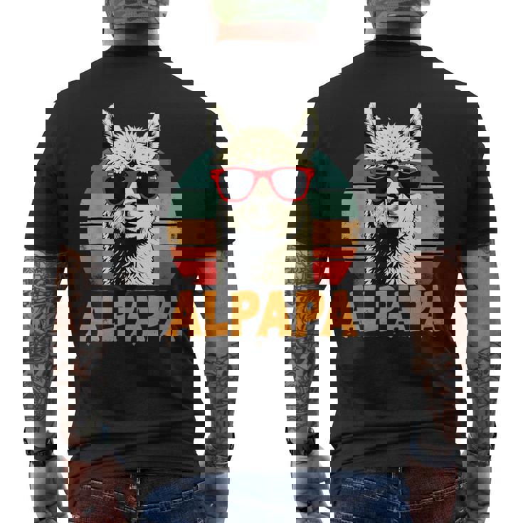 Festa Del Papà Alpapa Best Dad Alpaca T-shirt da uomo con stampa posteriore
