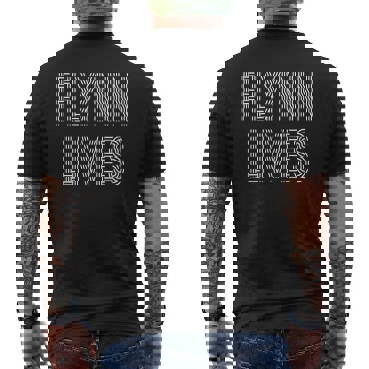 Flynn Lives メンズTシャツ バックプリント