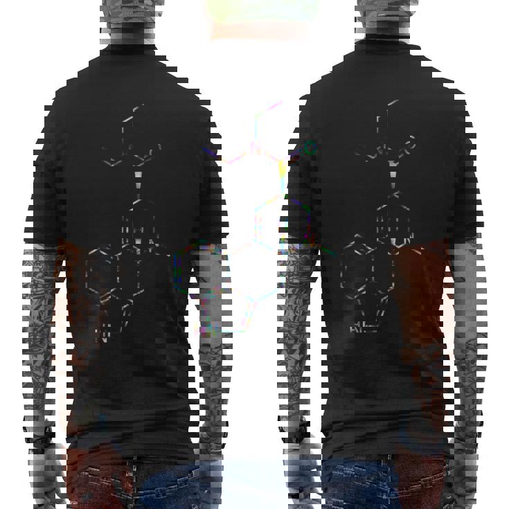 Lsd Moleculeサイケデリックシャツ メンズTシャツ バックプリント