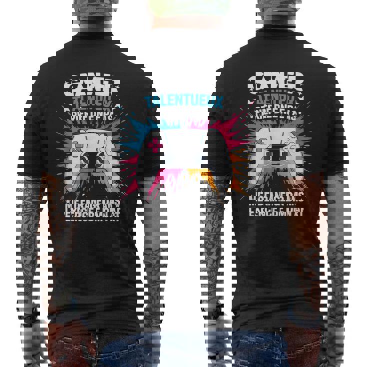 Gamer Talentueux Prière De Ne Pas Me Déranger Jeuxidéo T-shirt imprimé au dos