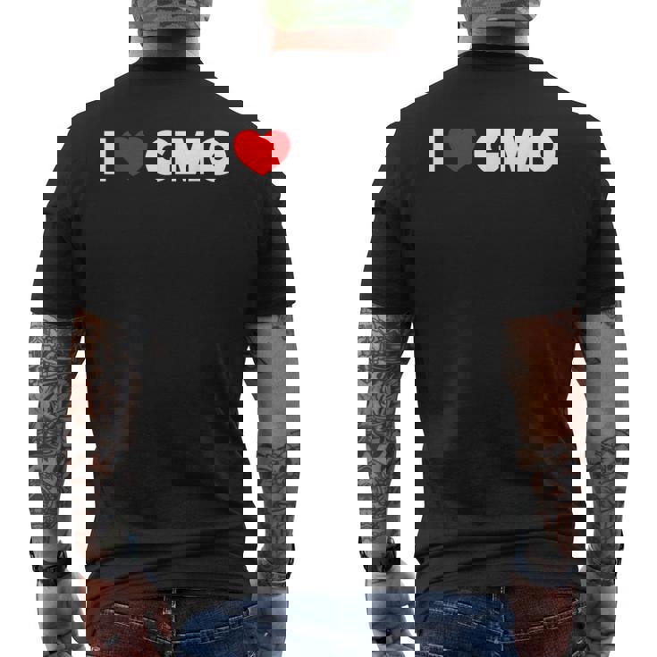 Gmo大好き メンズTシャツ バックプリント