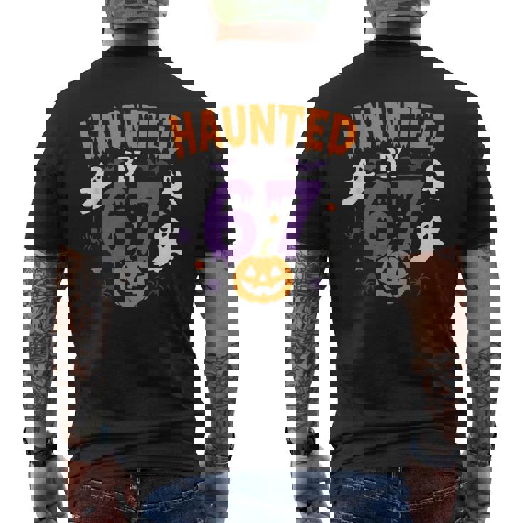 Haunted By 67 67 Halloween Costume Men's T-shirt Back Print