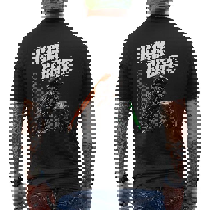 Higher Heights ローライダーカー メンズTシャツ バックプリント