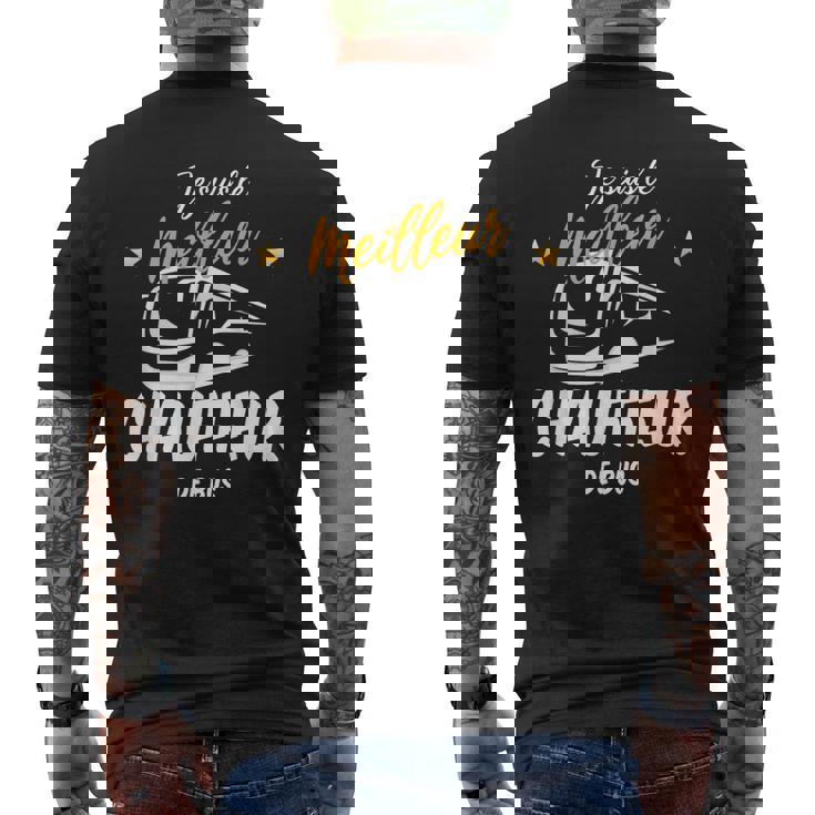 Homme Jeuis Le Meilleur Chauffeur De Bus T-shirt imprimé au dos