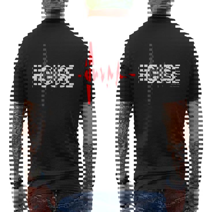 House Music ディープハウス ソウルフルハウス メンズTシャツ バックプリント