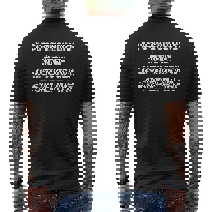 Humour Papa Drole Humoristique T-shirt imprimé au dos