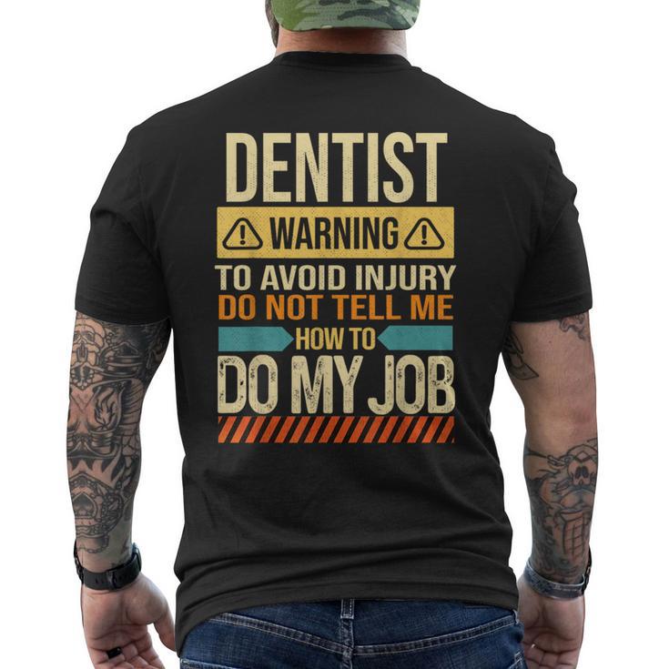 Idée Cadeau Dentiste Pour Collègue Et Collègue T-shirt imprimé au dos