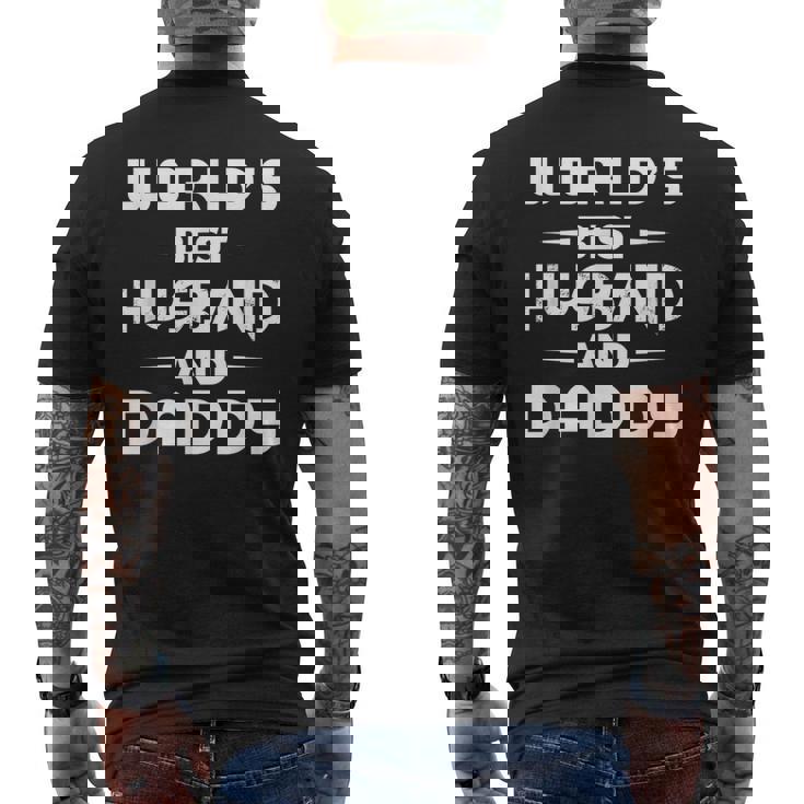 Il Miglior Marito E Papà Del Mondo E Un Bellissimo Gr T-shirt da uomo con stampa posteriore