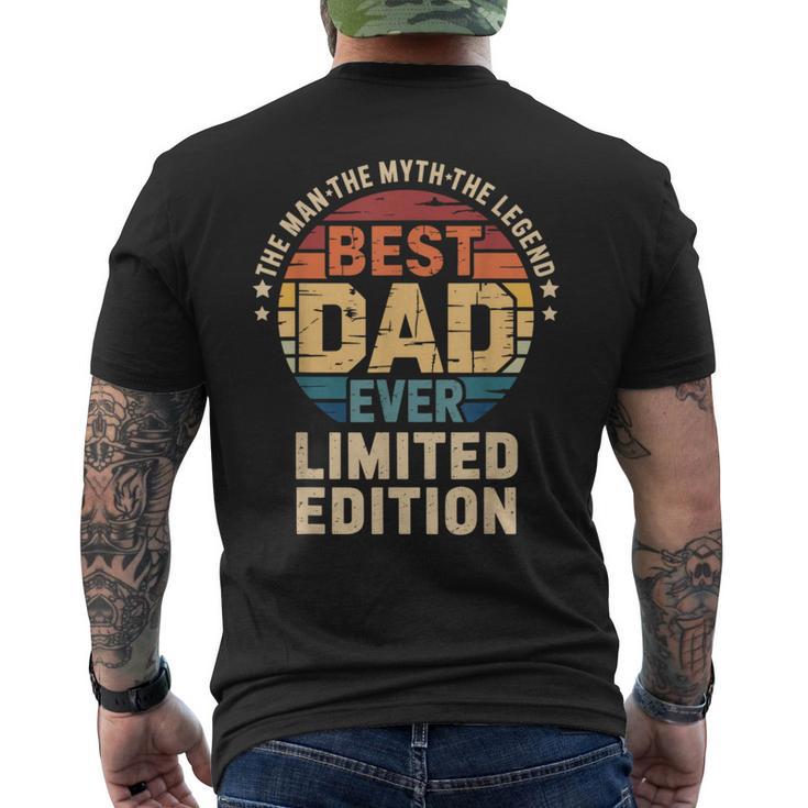 Il Miglior Papà Diempre In Edizione Limitataintage T-shirt da uomo con stampa posteriore