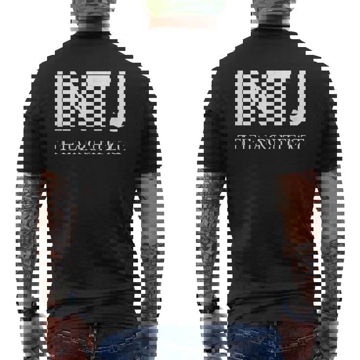 Intj 建築家 Intj メンズTシャツ バックプリント