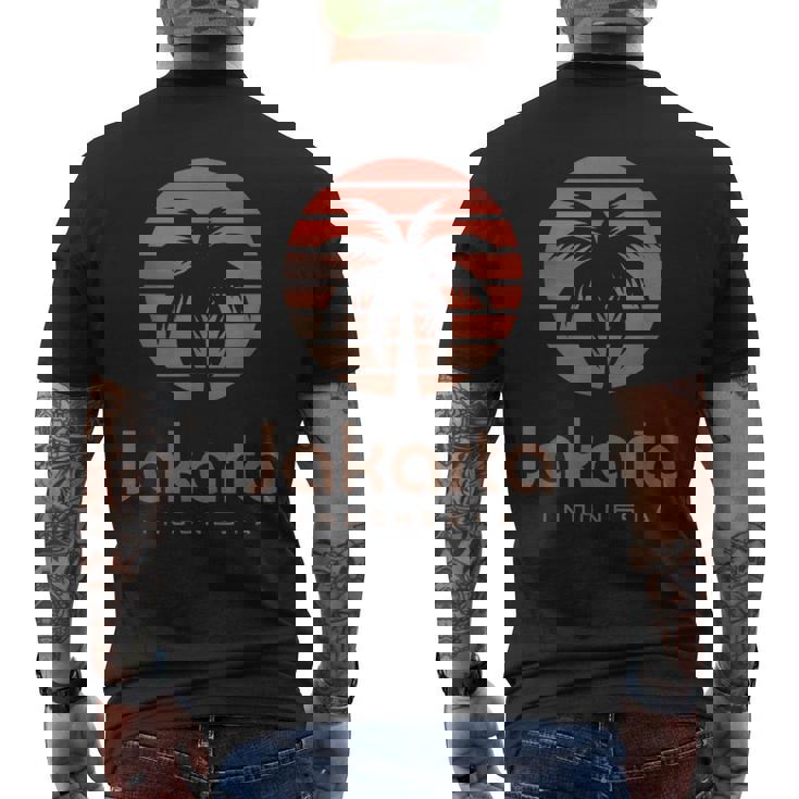 Jakarta インドネシア ジャカルタ メンズTシャツ バックプリント