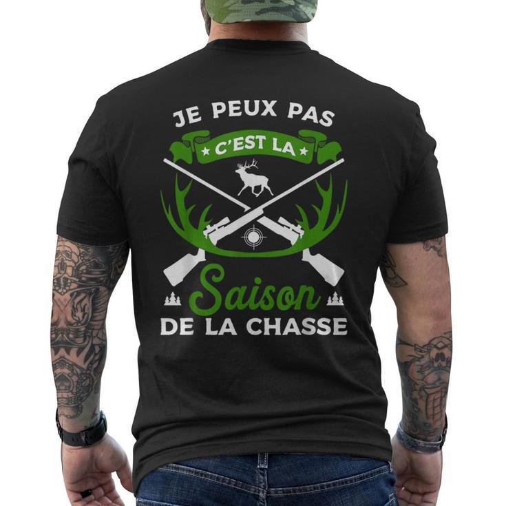 Je Peux Pas C'est Laaison De La Chasse Chasse Chasseur T-shirt imprimé au dos
