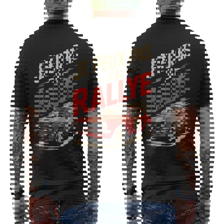 Je Peux Pas J’Ai Rallye Homme Humouroiture Course Cadeau T-shirt imprimé au dos