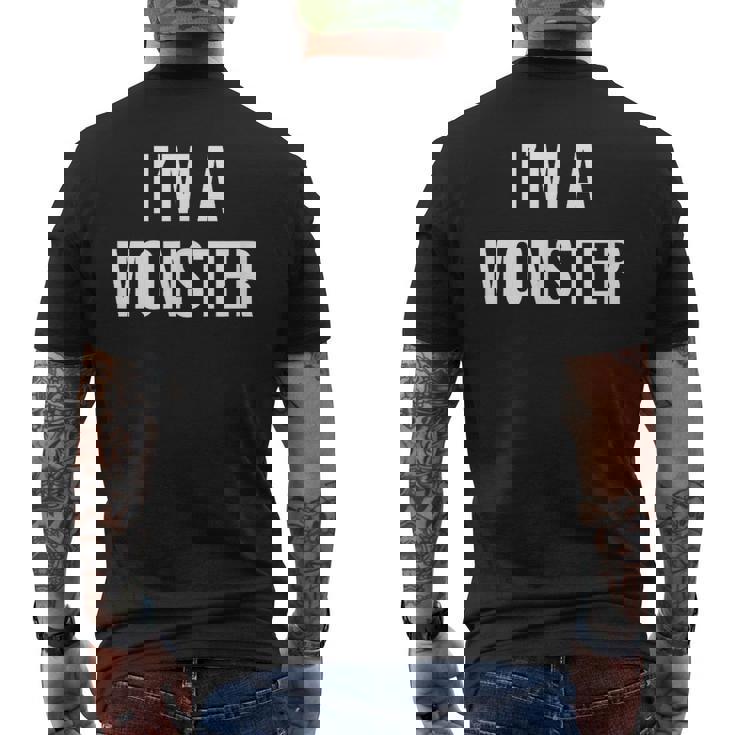 Jeuis Un Monstre T-shirt imprimé au dos