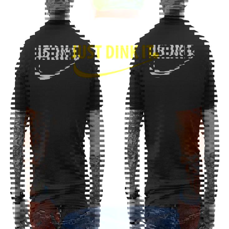 Just Dink It ピックルボール メンズTシャツ バックプリント