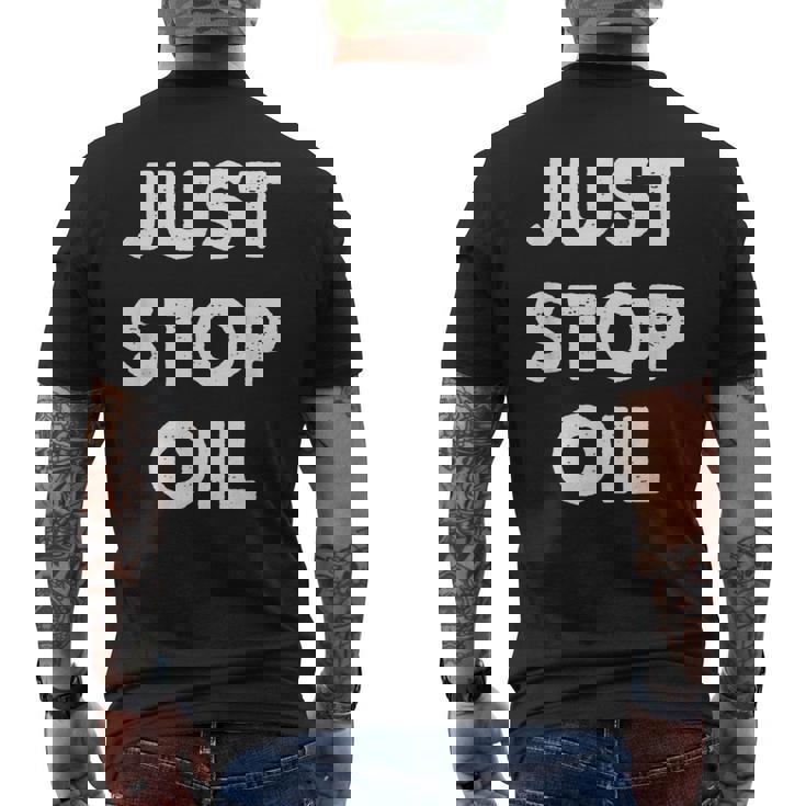 Justtop Oilave The Earth Justtop オイル メンズTシャツ バックプリント