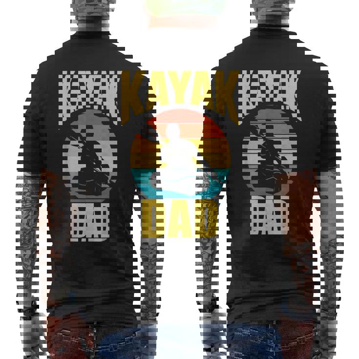 Kayak Papà Kayakista Kayak Hobby Kayak Padre Papà Papà Papà T-shirt da uomo con stampa posteriore