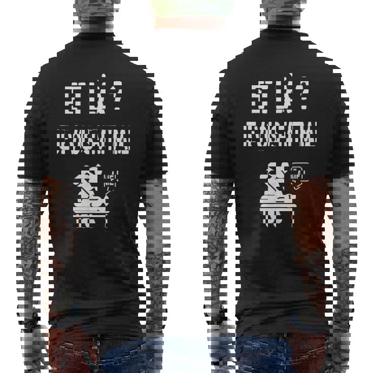 Kiné Humour Drôle Kinésithérapeute T-shirt imprimé au dos