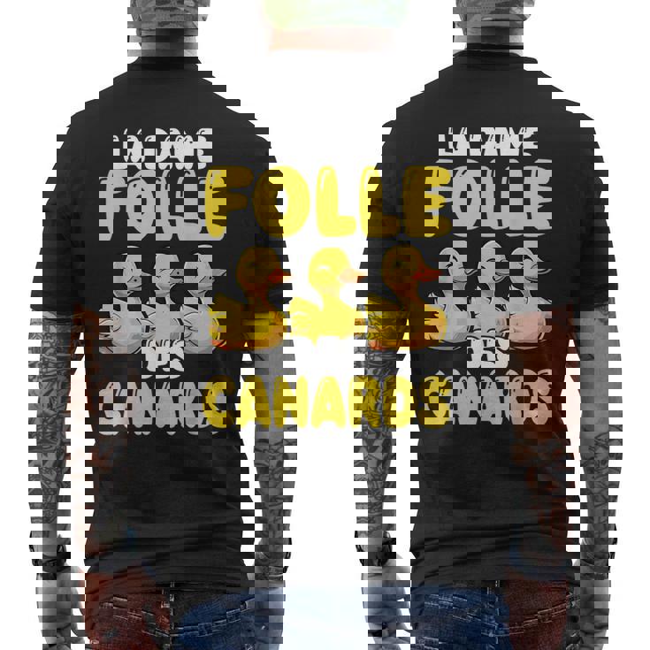 La Dame Folle Des Canards Amoureux Des Animaux Ferme T-shirt imprimé au dos