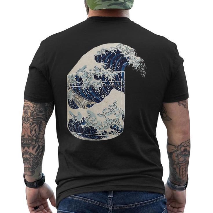 La Gran Ola Japonesa Kanagawa La Gran Ola Japonesa Camiseta Hombre Estampado Espalda