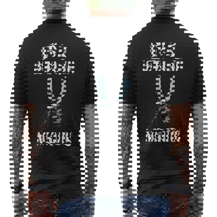 Laida Es Mejor Con Los Mosquitos Camiseta Hombre Estampado Espalda