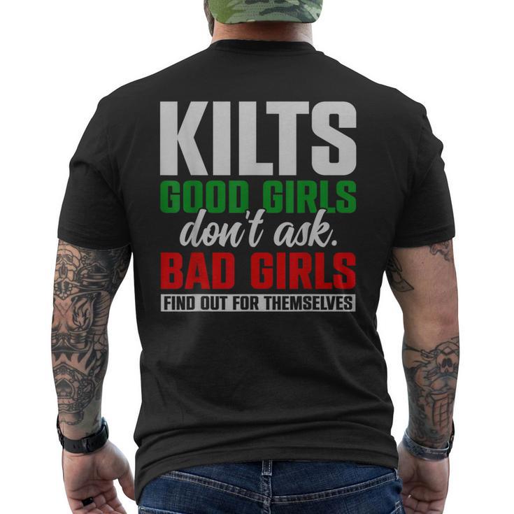 Las Chicas Buenas No Le Preguntan A Las Chicas Malas Camiseta Hombre Estampado Espalda