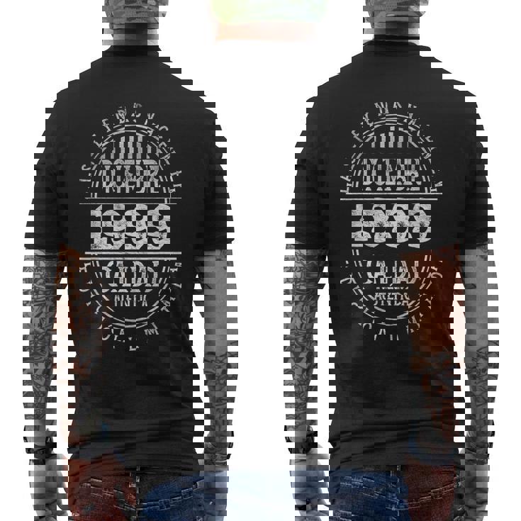 Las Leyendas Nacen En Diciembre De 1999 27 Años Cumpleaños Camiseta Hombre Estampado Espalda