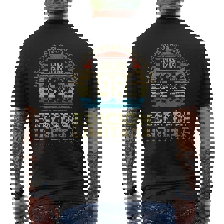 Las Leyendas Nacen En Enero De 1986 40 Años Cumpleaños Camiseta Hombre Estampado Espalda