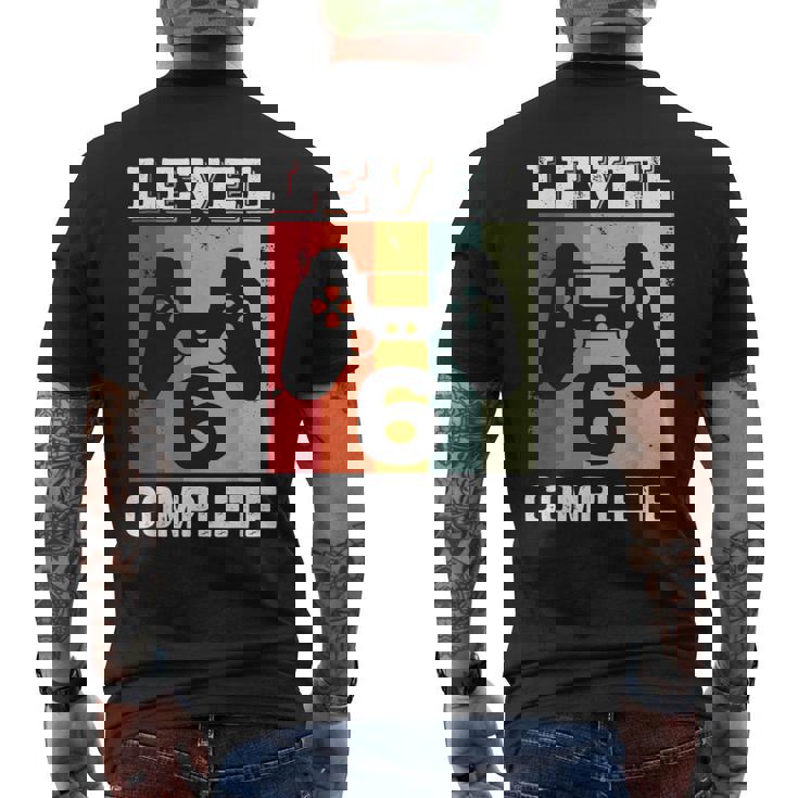Level 6 6年目の結婚記念日のギフトに最適 メンズTシャツ バックプリント