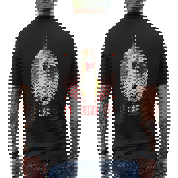 Life Picture Collection アポロ11号（1） メンズTシャツ バックプリント