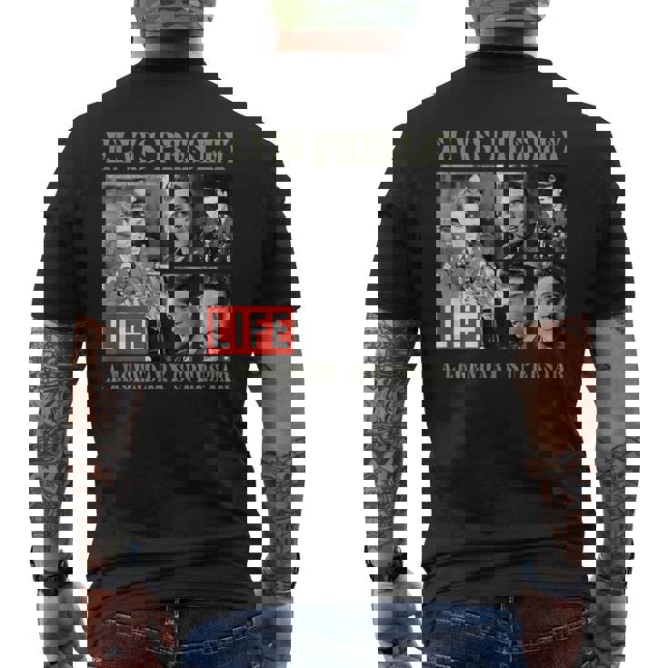 Life Picture Collection エルヴィス プレスリー（1） メンズTシャツ バックプリント