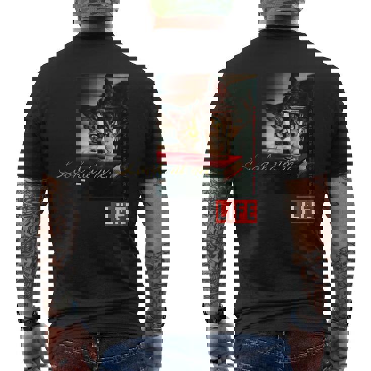 Life Picture Collection 猫（6） メンズTシャツ バックプリント