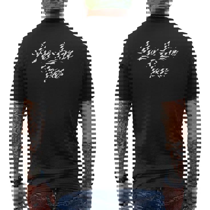 Live Love Texas T-shirt imprimé au dos