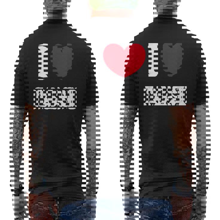 I Love Itabashi アイラブ板橋アイラブ浅草 メンズTシャツ バックプリント