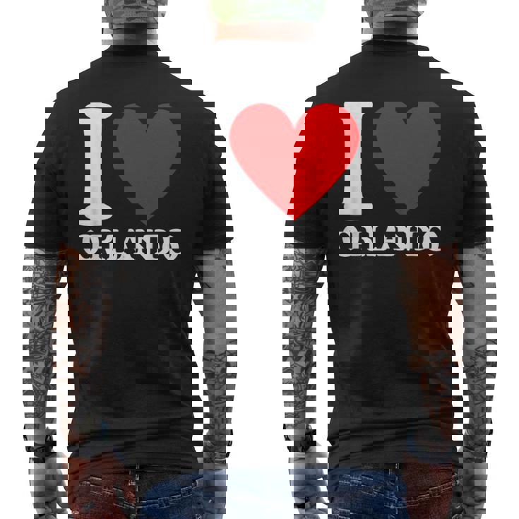 I Love Orlando I Heart Orlando Camiseta Hombre Estampado Espalda